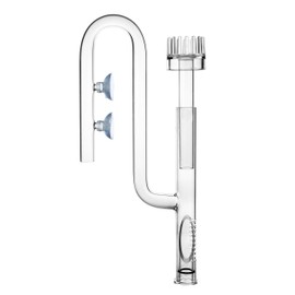 JARDLI Glass Lily Pipe Inflow with Surface Skimmer for Aquarium Planted Tank