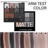 Matte Smokey Eyeshadow Palette - Highly Pigmented Waterproof Grey &