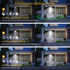 Solar Lights Outdoor Wireless Motion Sensor Security Lights, IP65 Waterproof