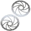 Tektro Rotors Bike Disk Brakes 2x for Bikes/Ebikes, Front and