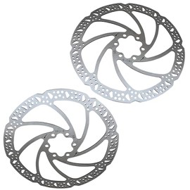 Tektro Rotors Bike Disk Brakes 2x for Bikes/Ebikes, Front and Rear Set, 180mm (Surface 604 Shreds/Quads)
