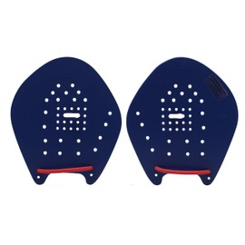 Strokemakers by Speedshop Int'l Swimming Hand Paddles for Swim Training - The Original Stroke Technique Paddle (Size 4, Blue)