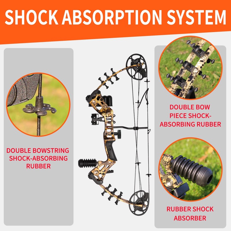 AKCHOER Compound Bow and Arrow Kit Youth Bow and Arrow