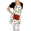 Lashuma Vegetable Kitchen Apron Colourful Bib Apron for Men and