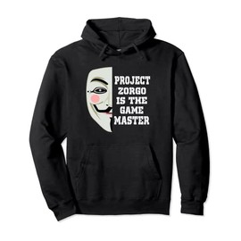 Anonymous Mask Project Zorgo Game Master Pullover Hoodie