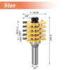 Mesee Finger Joint Router Bit, 1/2 Inch Shank Professional 5