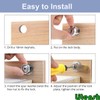 Litensh Security Mailbox Lock with Different Keys, 25mm Letter Post