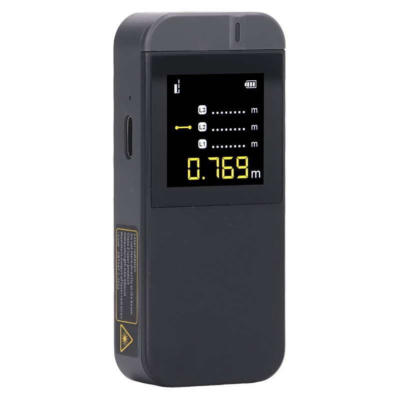 Smart Infrared Rangefinder LCD Screen Gravity Sensing Distance Measuring Device