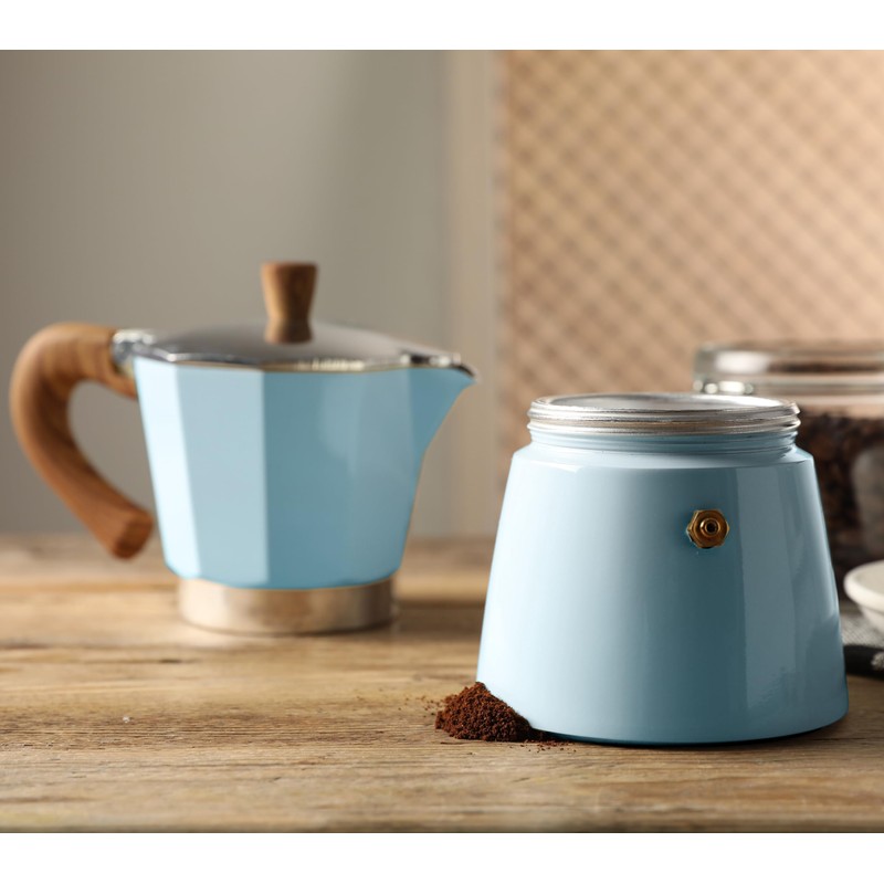 AGOGO Milano Moka pot, Stovetop Espresso maker, Greca Coffee Maker,