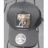 Snap-Back Basic Cap Trucker Hat “Elephant” Headwear Supply All Black