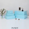 PLINJOY Extra Large Gift Box 3 Pack 16.5x14x5.5 Inches,Blue Gift