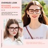 MARE AZZURO Oversized Reading Glasses Women Fashion Large Square Readers