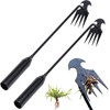 wodehahagou 2 Pcs Weeding Tool Multi Purpose Garden Weeder Tool