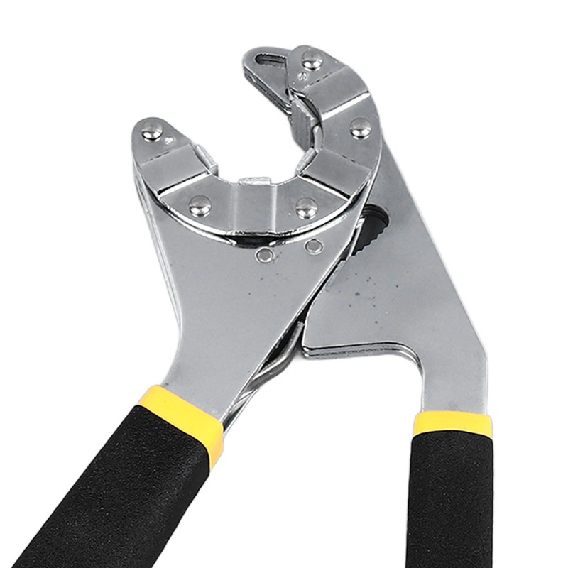 8 Inch Multifunctional Wrench Tool Steel Adjustable Open Wrench Serrated