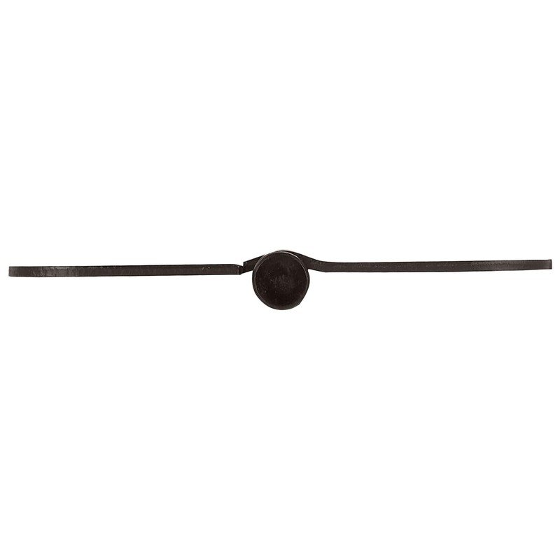 12-Pack Rounded Steel Door Hinges, Oil Rubbed Bronze - 4-inch