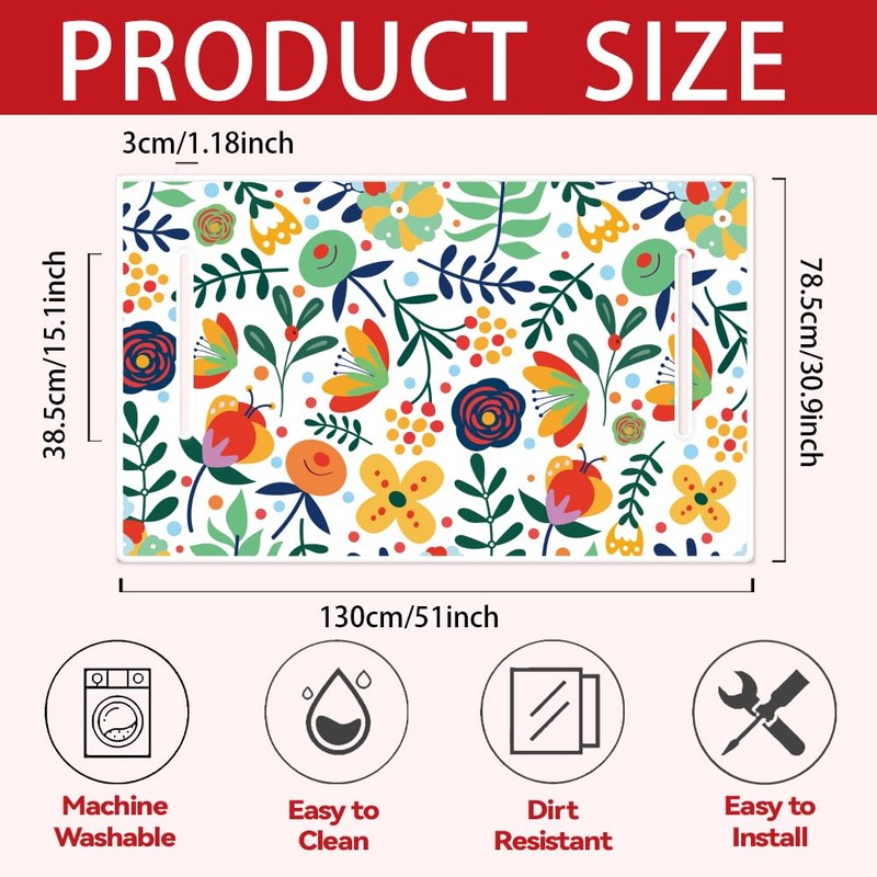 WEBEEDY Golf Cart Seat Covers,Bohemian Floral Design Golf Cart Seat