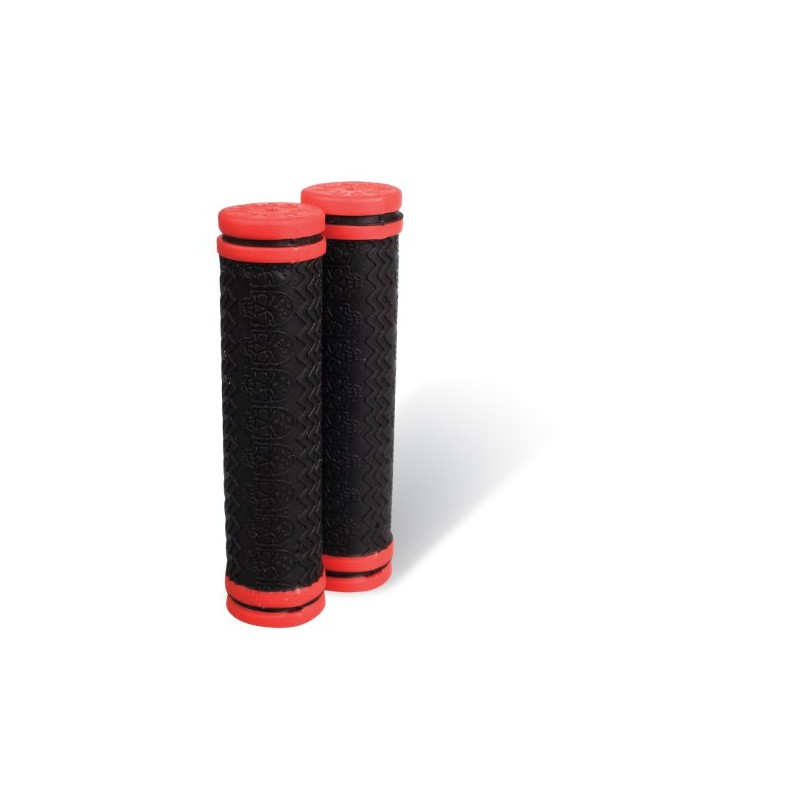 Madd MGP Headcase Scooter Grips - Black/Red