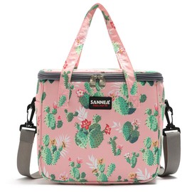 SAMERIO Womens Lunch Bag Cooler Lunch Boxes for Girls Adults Student Insulated Tote Bag with Adjustable Shoulder Strap Perfect for School Office Work Picnic Outdoor Activities