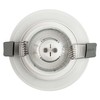 SEBSON 6x Downlight type 15 Bathroom IP44, Aluminium, White, LED/Halogen