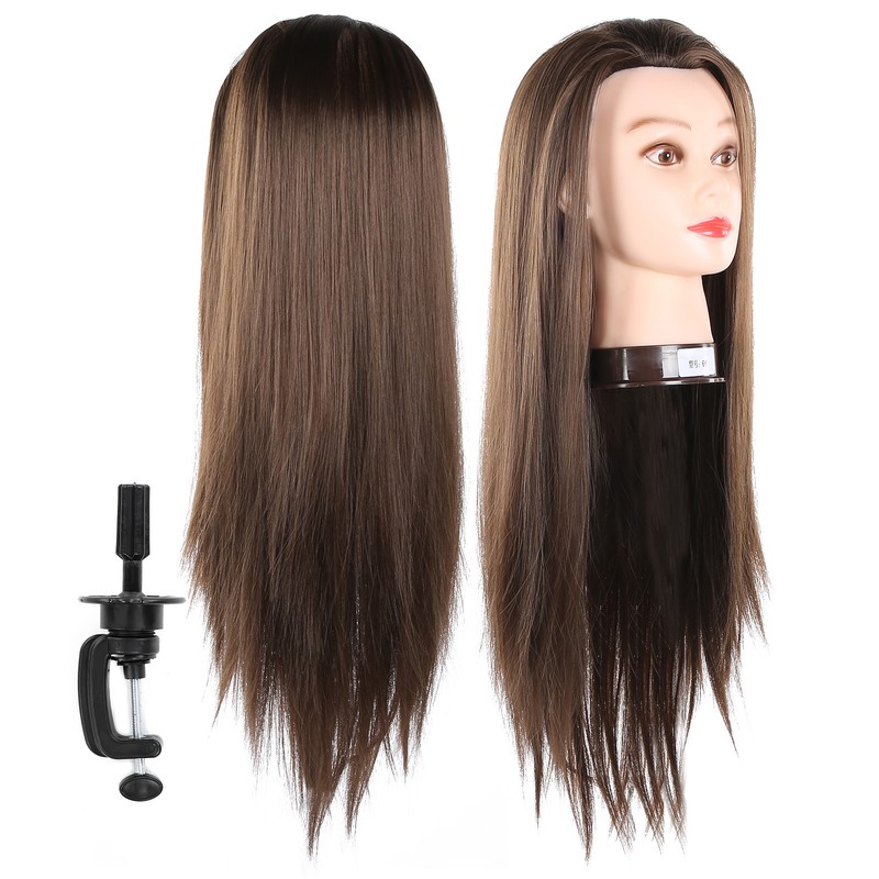 Professional Mannequin Head Hairdressing Training Head for Hair Styling Braiding