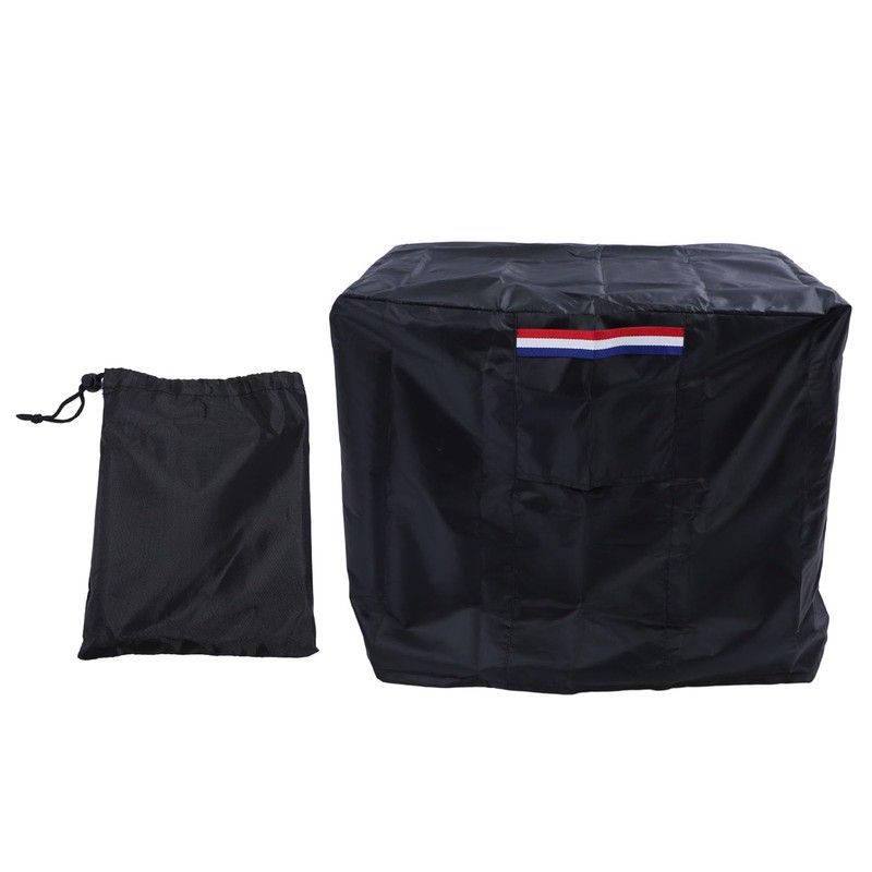 Large Rectangular Fire Pit Cover - 420D Silver Coated Waterproof