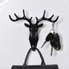 Deer wall hook black DC001773 5ea