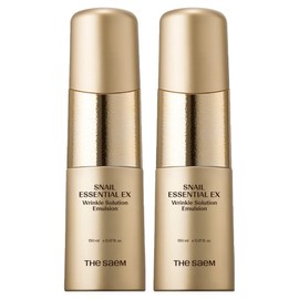 The Saem Snail Essential EX Wrinkle Solution Emulsion, 150ml, 2 pcs / 더샘 스네일 에센셜 이엑스 링클 솔루션 에멀젼, 150ml, 2개