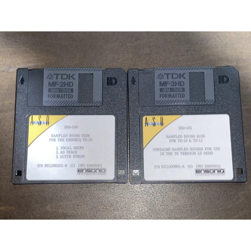 16Samples Ensoniq TS-10 TS-12 Floppy Disks Sound Library - 12