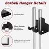Rumoid Wall Mounted Weight Plate Holder, 4 Pack, with 1