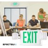 UL Listed Led 4 Packs Led Green Exit Sign with