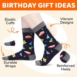 HAPPYPOP 20th Birthday Gifts - Socks for 20 Year Olds Women & Men