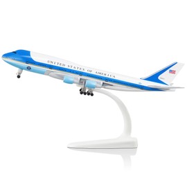 Lose Fun Park 1/300 Diecast Airplanes Model Plane American Air Force One Plane Model Boeing 747 Model Airplane for Collections & Gifts