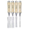 Connex COX861000 Firmer Chisels Set with Wooden Handles, Set of