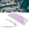 Gaming Keyboard USB 61 Keys Ergonomic Contrast Color 6 RGB
