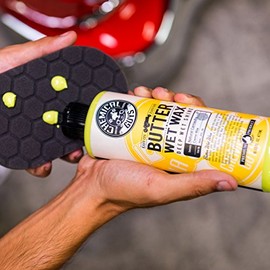Chemical Guys Mantequilla Cera Húmeda, Brillo Húmedo Profundo para Coches, Camiones, Todoterrenos, Autocaravanas y Más, 4 oz