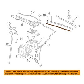 General Motors 25892081, Windshield Wiper Blade Refill