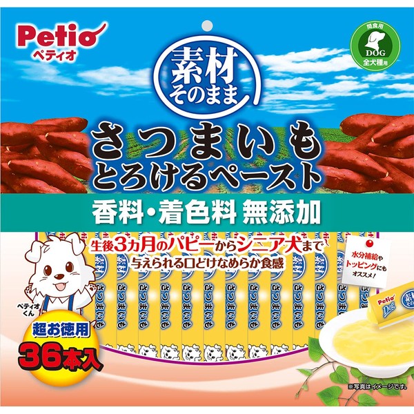 Petio Sozai Sono Mama, Sweet Potato, Melting Paste, Pack of 36