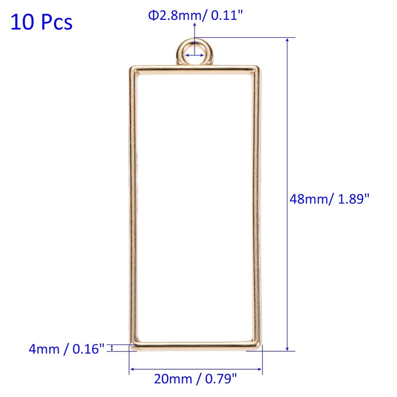 M METERXITY 10 Pack Open Bezels for Resin - Hollow