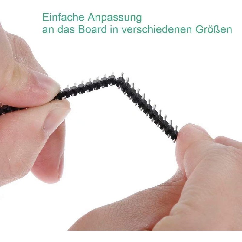ANKKY Pin Header 2.54 mm 40 Pin Header 45 Pieces
