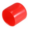 sourcing map Rubber End Caps 45 mm ID Vinyl Round