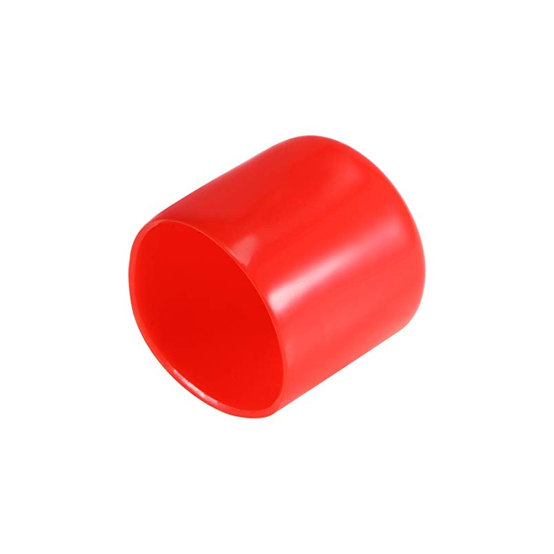 sourcing map Rubber End Caps 45 mm ID Vinyl Round