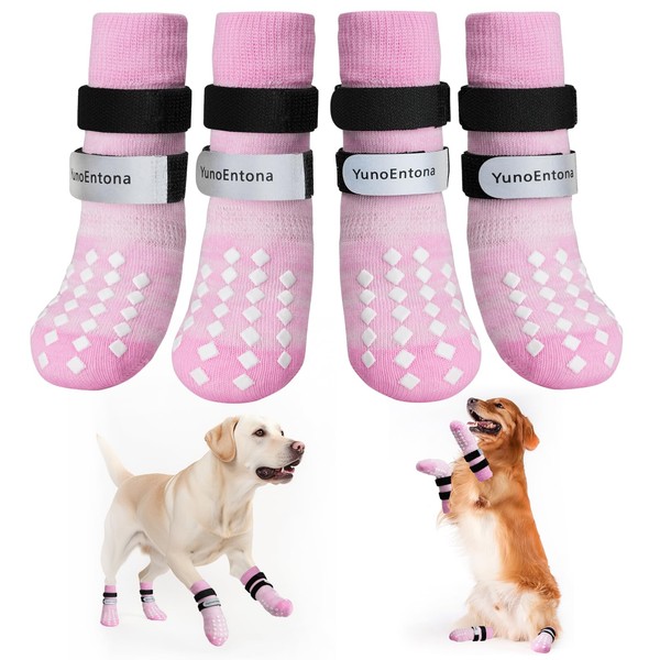 YunoEntona Non Slip Dog Socks to Prevent Licking Paws, Dog
