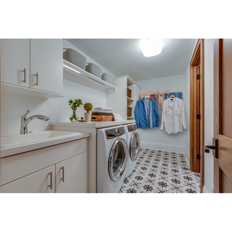 Pennsylvania Woodworks Wall Mounted Clothes Drying Rack - Heavy Duty,
