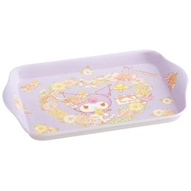 Skater MTR2-A Melamine Tray, Square Tray, S, Sanrio, Chromi, Water Pink, 8.3 x 5.7 inches (21 x 14.5 cm)
