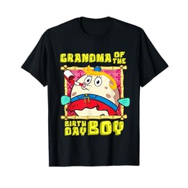 Mademark x SpongeBob SquarePants - SpongeBob Mrs Puff Grandma of the Birthday Boy Grandmother T-Shirt