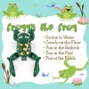 Think Fast Toys Froggy The Frog: Vibrant Green Bath Buddy