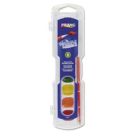 Paint Watercolor WASH PRANG 8 Color Oval W/Brush