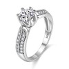 Uloveido Fashion Engagement Wedding Rings for Bridal Women Cubic Zirconia