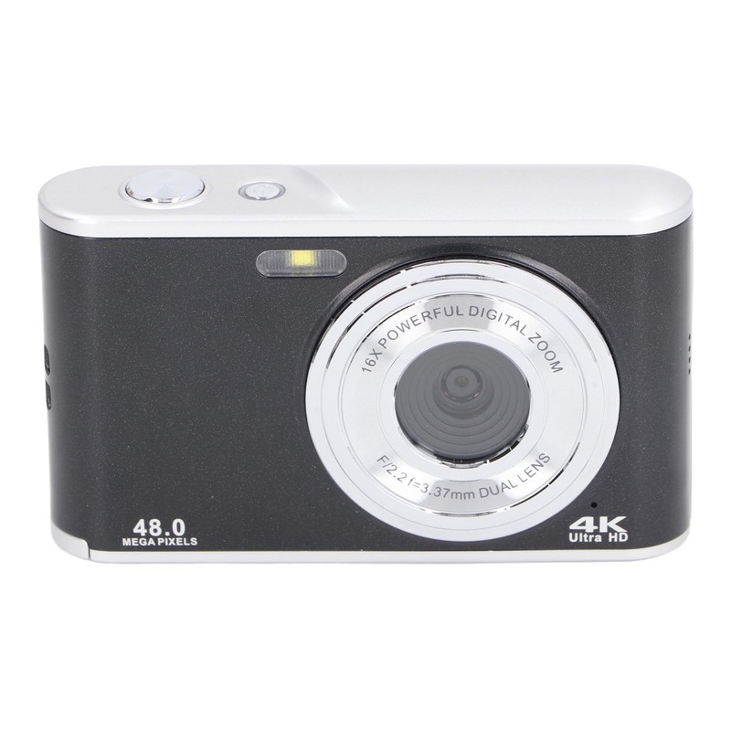 Pocket Camera 48MP 4K Ultra HD Dual Lens 16x Zoom
