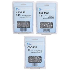 UpStart Components 3-Pack 14-Inch Chainsaw Chain Replacement for Husqvarna T536 LiXP - (14", 3/8".043", 52 DL)